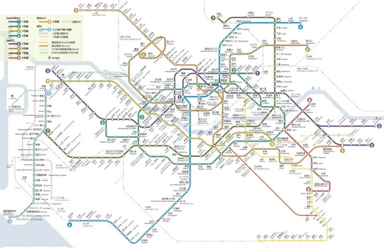 ソウル地下鉄路線図