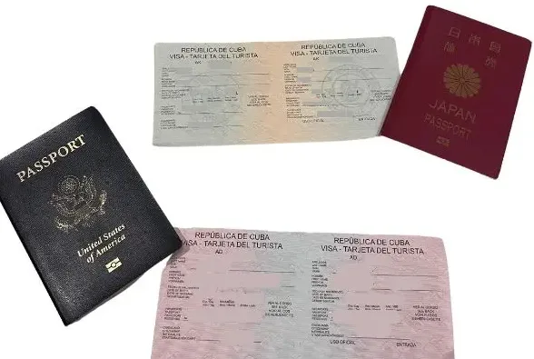 cuba visa, ツーリストカード, tourist card