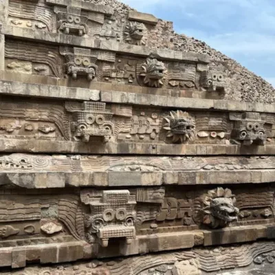 Teotihuacan, テオティワカン遺跡, Templo de Quetzalcóatl, ケツァルコアトル神殿, Palace of Quetzal Papalote